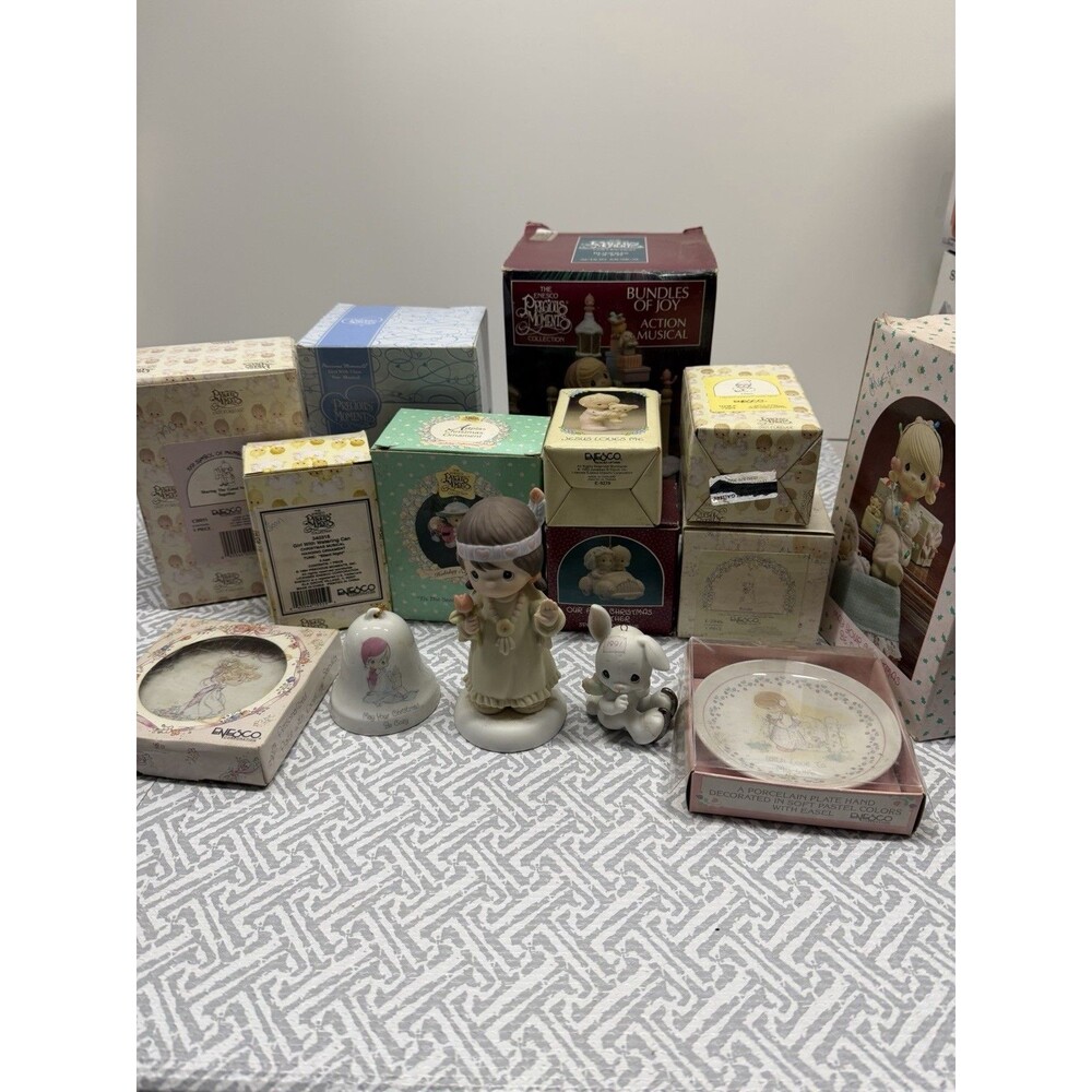 Vintage Precious Moments Collection Lot of 15 - 1980s/90s Enesco Figurines